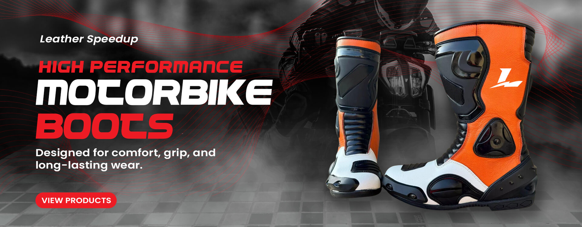 Motorbike boots